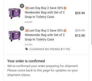 Did not receive items Foto #1