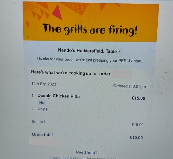 Nando's Huddersfield, John William Street, Huddersfield, UK photo #1