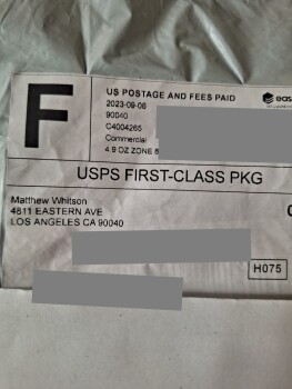 Received a women's top that I did not order from Matthew Whitson or anyone else photo #1