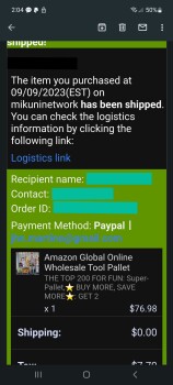 Informe de seguridad del consumidor I received a "mystery box" that was supposed to be a pallet of returned toolsed to be a pallet of to... foto #2