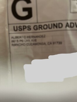 Pair of sun glasses I did not order from Alberto Hernandez photo #1