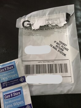 Received package addressed to me with wrong address photo #1