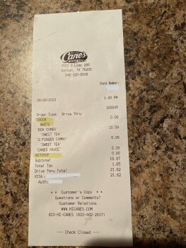 Raising Cane's Chicken Fingers, South Loop 288, Denton, TX, USA foto #1