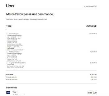 Five Guys Edinburgh Fountain Park, Dundee Street, Edinburgh, UK photo #1