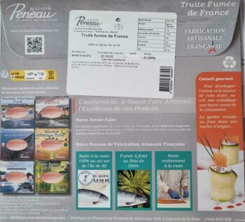 Food Recall Maison Peneau smoked trout products - recalled due to Listeria RappelConso announced the recall of M... photo #2