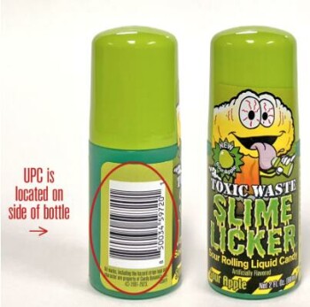 食品召回 Slime Licker Sour Rolling Liquid Candy products - recalled due to Choking Hazard Candy Dynamics is r... 照片 #3
