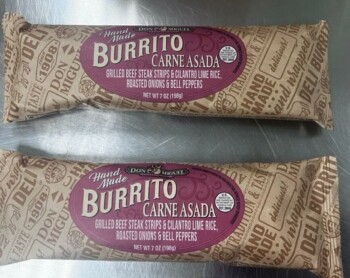 Food Recall Don Miguel Hand Made Burrito Carne Asada- recalled due to Listeria The FSIS announced the recall of... photo #1