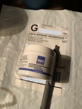 A bottle of Verti Bioribose in the mail from Fulfilment Center photo #1