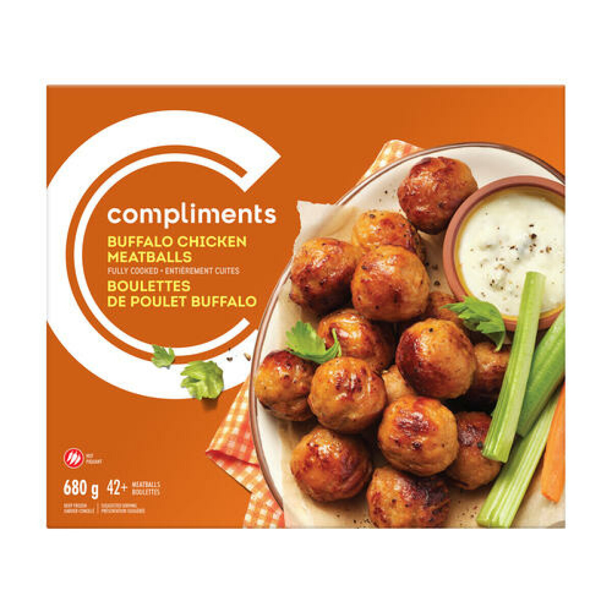 Compliments Buffalo Chicken Meatballs recalled due to undeclared