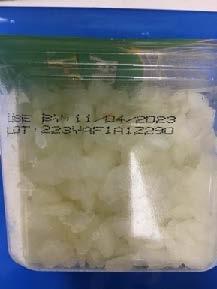 Food Recall Gills Onions Diced onions - recalled due to Salmonella Gills Onions of Oxnard, CA is voluntarily rec... photo #4