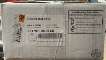 Food Recall Skyline Provisions, Inc raw ground beef products - recalled due to foreign object The FSIS announced... Foto #1