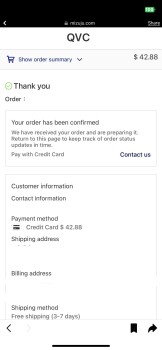 تقرير سلامة المستهلك Scam Alert Ordered cat trees through what I thought was QVC. Received a receipt from “Norskla Limite... صورة فوتوغرافية #2
