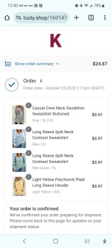 Verbrauchersicherheitsbericht Scam purchase from Facebook posting advertisement I placed an order throught a Facebook posting from... Foto #2