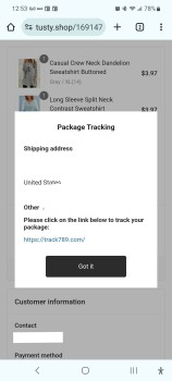 Verbrauchersicherheitsbericht Scam purchase from Facebook posting advertisement I placed an order throught a Facebook posting from... Foto #4