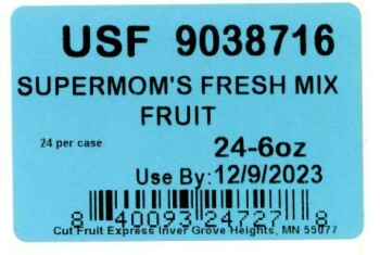 Food Recall Cut Fruit Express Inc Cantaloupe chunks and fruit mixes with cantaloupe - recalled due to Salmonella... Foto #5