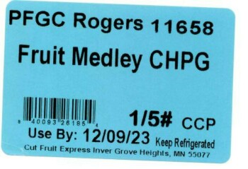 Food Recall Cut Fruit Express Inc Cantaloupe chunks and fruit mixes with cantaloupe - recalled due to Salmonella... Foto #6