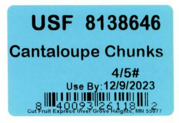 Food Recall Cut Fruit Express Inc Cantaloupe chunks and fruit mixes with cantaloupe - recalled due to Salmonella... Foto #9