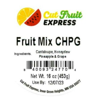 Food Recall Cut Fruit Express Inc Cantaloupe chunks and fruit mixes with cantaloupe - recalled due to Salmonella... Foto #1