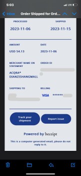 Ordered something they took my money and I never got my order Foto #1