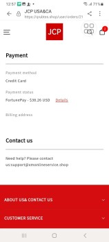 Rapport de sécurité du consommateur Informe de estafa Tengo un envio hace mucho tiempo en la tienda JCPusa& ca supuestame que aun no ha... photo #2