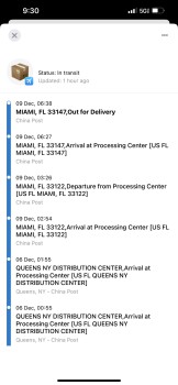 Rapport de sécurité du consommateur Wechictoday onlineus Order  took almost 1 month to even get tracking info then I was told it was del... photo #2