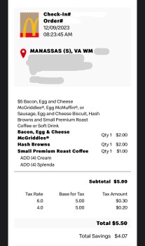 McDonald's, Liberia Avenue, Manassas, VA, USA photo #1