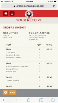Panda Express, East Interstate 240 Service Road, Oklahoma City, OK, USA photo-104291 Got Food Poisoning? Report it now