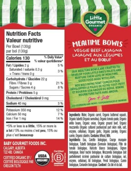 Food Recall Little Gourmet Organic Mealtime Bowls - recalled due to pieces of wood Certain Little Gourmet Organi... photo #1