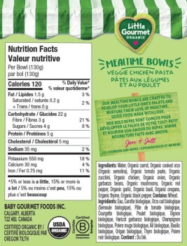 Food Recall Little Gourmet Organic Mealtime Bowls - recalled due to pieces of wood Certain Little Gourmet Organi... photo #4
