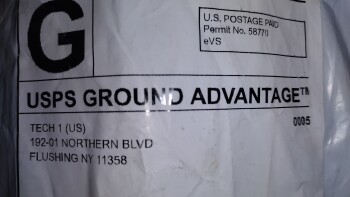 Scam Package from TECH 1 (US) Foto #1