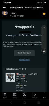 消费者安全报告 Fake site, fake tracking info, no response or product delivery. Ordered a buy one - get one free por... 照片 #3