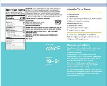 نذكر الطعام Tampa Bay Fisheries, Inc.  Beer Battered Pollock and Cod Fillets - recalled due to Undeclared Soy TA... صورة فوتوغرافية #2