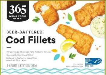 نذكر الطعام Tampa Bay Fisheries, Inc.  Beer Battered Pollock and Cod Fillets - recalled due to Undeclared Soy TA... صورة فوتوغرافية #3