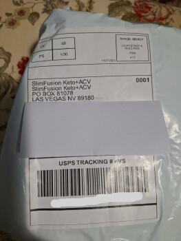 Received package I did not order From Slim-Fusion Keto + ACV 照片 #1