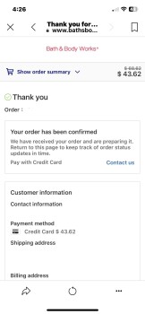 A scam from bath and body works photo #1