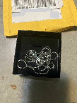 Consumer Safety Report A package I received with a necklace I did hot order. I received a package containing a cheap neckla... photo #1