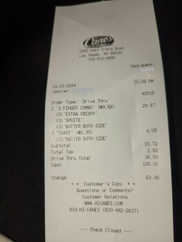 Raising Cane's Chicken Fingers, 1950 East Craig Road, North Las Vegas, NV, USA photo #1