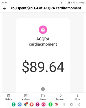 Consumer Safety Report ACQRA Cardiacmoment ...did not recieve what i pd for photo #1