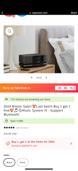 I ordered Bose radio (2) thinking it was QVC,  Turns out it’s an outfit photo #1