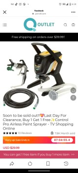 Consumer Safety Report scam/money charged to my bank account dec.30,2023 6:24 a.m was charged for a pro airless paint spray... photo #2