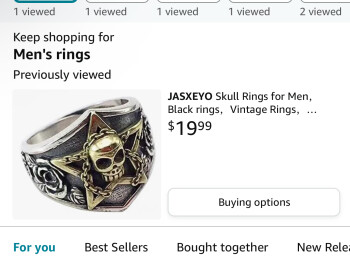 Informe de seguridad del consumidor A ring I did not order. I received a small package from Equatorial Guinea. It contained a skull  wit... foto #1