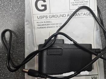 Received Power Cable from same person and address. photo #1