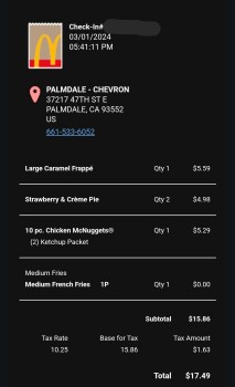 McDonald's, 47th Street East, Palmdale, CA, USA foto #1