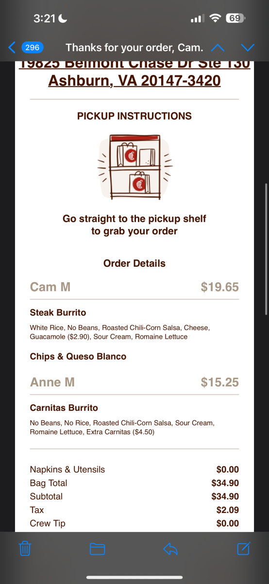 Chipotle Mexican Grill, 5501 Warrensville Center Rd, Maple Heights, OH
