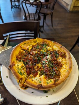 Avaliação do consumidor - Segurança alimentar American Pies Mcr, West Mosley Street, Manchester, UK was so ill last night and this morning after v... foto #2