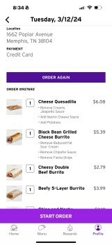 Taco Bell, Poplar Avenue, Memphis, TN, USA photo #1