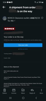 Verbrauchersicherheitsbericht Scam FRAUD service@sinuette.com, Ordered from a site that said KOHL'S Discount Store. It was sinuett... Foto #2