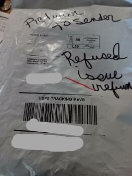 Have not received refund photo #1