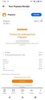 Popeyes Louisiana Kitchen, state Rd 84, Hinesville, GA, USA photo #1