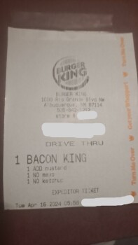 Burger King, Rio Grande Boulevard Northwest, Albuquerque, NM, USA photo #1